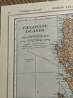 Antique 1914 Map Of Philippine Islands 11x15 Inches