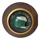 Vintage 1970 s Philadelphia Eaglesfootball Helmet Round Plastic Plaque Early Nfl