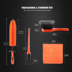 8pcs Wheel   Tire Brush Car Detailing Kit  Easy Reach Wheel And Rim Brush  5pcs