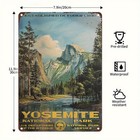Vintage Yosemite National Park Retro Tin Metal Sign Wall Art 8x12 