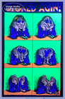 Stoned Agin  By R Crumb Blacklight Poster - Flocked - 23  X 35 