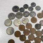 Old Canada Coin Lot - 1920s- 70s 45 Vintage Coins- Lot Mixed Coins