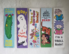 Vintage 1990s Paper Bookmark Set  Lot Of 7  Retro Bookmarks - Bonus Door Hangers