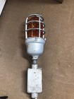 Vintage Crouse Hinds Explosion Proof Industrial Light   Cage   Glass - Works