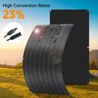 150w Etfe Flexible Solar Panel 12v Monocrystalline Charger Rv Boat Marine Camp