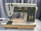 Vintage Singer Zig Zag Model 774 Sewing Machine W pedal Gray Beige