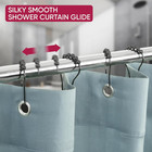 Shower Curtain Hooks Rust Proof  set Of 12  - Stainless Steel Shower Curtain Rin