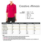 3 4 Sleeve Button Down Shirt For Women