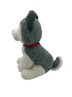 Fao Schwarz Realistic Gray White Husky Dog Plush Wolf 10  Stuffed Animal