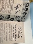 1937 Gillette Razor Blades Original Community Sing Over Cbs Every Sunday Book