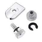 Stainless Steel Seat Bolt Nut Tab Screw Mount Knob Cover Rear Chrome