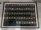 Rare Framed 1934-1996 Champions Of Golf The Masters Collection Uncut Press Sheet
