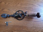 Vintage Goodell Pratt Antique Hand Drill  Jacobs Chuck  Eggbeater Style  1895