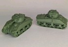 2 Pack - Ho Scale - British Sherman Firefly Vc - Olive Green 1 87 Scale Model