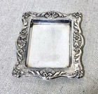 Victorian Revival Repousse Sterling Silver Pin Jewelry Tray 16grams Vintage