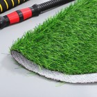  Manhole Cover Decoration Lawn Faux Grass Outdoor Circular Fake Mat