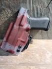 Kydex Holster Made To Fit Glock 43 43x   Glock 43x Mos  Custom Blood Splatter