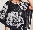 Size Xl Ashro Black Formal Wedding Church Dinner Party Lanesha Cape Maxi Dress