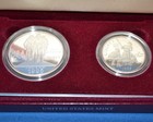 1995 Atlanta Olympic Games Two Coin Set  Cycling And Baseball