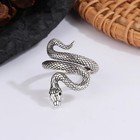 925 Sterling Silver Snake Ring  Adjustable Ring Entanglement For Women Girl Uk 
