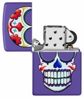 Zippo Windproof Day Of The Dead  Sugar Skull Lighter  49859  New In Box
