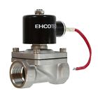 1  Npt 12v Dc Solenoid Valve Stainless Steel viton Electric Water Air Fuel Nc