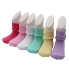 6 Pairs Infant Toddler Baby Turn Cuff Ruffle Edge Ankle Socks Girls6-12 Months B