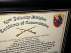 52nd Infantry Division   Commemorative - Certificate Of Commendation