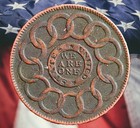 1787 Fugio Colonial Cent We Are One  United States Coin Modern Restrike Medal