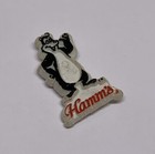 Vintage Hamm s Beer Bear Mascot Sascha Plastic Lapel Pin  45 
