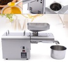 750w Oil Press Machine Automatic Oil Extractor Cold hot Oil Presser 7 Kg h 110v