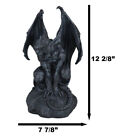 Ebros Warden Large Cathedral Guardian Crouching Winged Gargoyle Statue 12 5 h