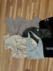 Y2k Earthy Tone Mixed Clothing Lot Knit Cotton Satin Graphic Assorted Colors