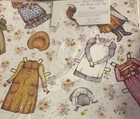 Vntg  American Greetings Holly Hobbie Gift Wrap Lot 6 Pkg  only 1 Tag Read