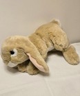 Animal Alley Tan Brown   White Bunny Plush 13  Floppy Lop Rabbit Vtg Toys R Us