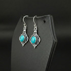 Turquoise Gemstone 925 Sterling Silver Handmade Dangle Drop Earrings 1 75 