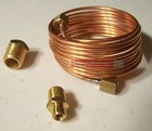 Mechanical Oil Pressure Gauge 72  Inch Copper Line Tubing Install Kit W  Fitting