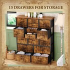 Tall Dresser Modern Fabric Chests Of Drawers Storage Cabinet For Closet Hallway