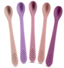 Best First Stage Baby Infant Spoons  5-pack  Soft Silicone Baby Spoons Training 