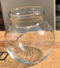 Vintage Glass Ivy Bowl 4  Vase Candle Decor New Case Of 24
