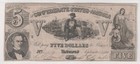 T-37 1861  5 Confederate Currency Pcgs Vf25 Fully Framed Beauty Low Serial  447