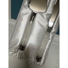 Crystal Handle Cake Knife Server Set Silver Wedding Party Serving Utensils