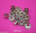 15 Class Metal Bobbins   20 Bobbins  Fits Singer Sewing Machine Models Listed
