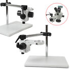 Double-arm Stereo Microscope Boom Stand Heavy Duty W  Focusing Holder Rack 76mm