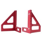3d Multi-angle Measuring Ruler  45 90 Degree Aluminum Woodworking Square Protrac