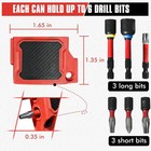 Magnetic Bit Holder For Milwaukee M12 Gen3 Impact Driver  Tool 1 Pack  Red 