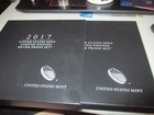 2017 Us Mint Limited Edition Silver Proof Set No Eagle No Half Dollar No Toning