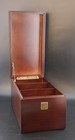 The Bombay Company Wooden Photo Recipe Catd Box - Vtg  1996 - Mint Condition   