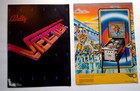 Vector Pinball Machine Magazine Ads Vintage Retro Space Age Sports Theme 1982