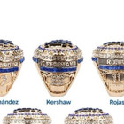 2025 Alex Vesia 2024 World Series Ring Dodger Stadium Sga 7-21-25